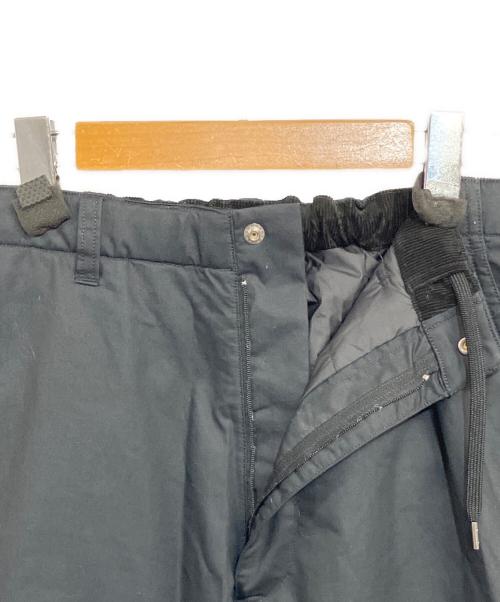THE NORTHFACE PURPLELABEL（ザ・ノースフェイス パープルレーベル）THE NORTHFACE PURPLELABEL (ザ・ノースフェイス パープルレーベル) ライトウェイトツイル フィールドインシュレーションパンツ ブラック サイズ:W30の古着・服飾アイテム