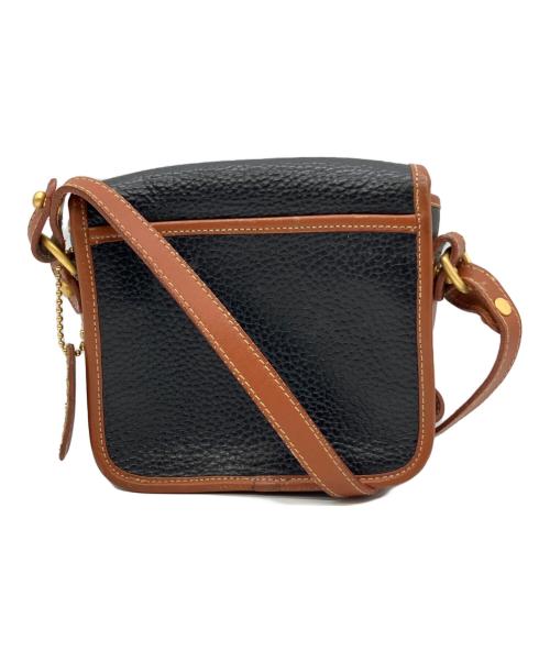 COACH（コーチ）COACH (コーチ) ターンロックバイカラーミニショルダー ブラック×ブラウンの古着・服飾アイテム