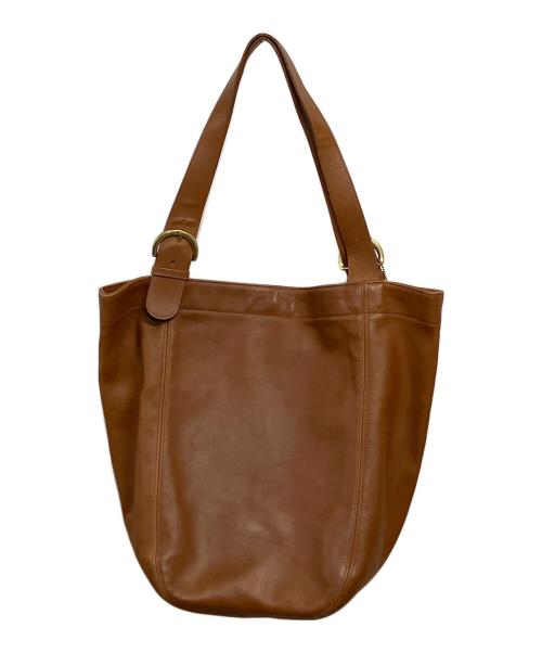 COACH（コーチ）COACH (コーチ) レザートートバッグ ブラウンの古着・服飾アイテム