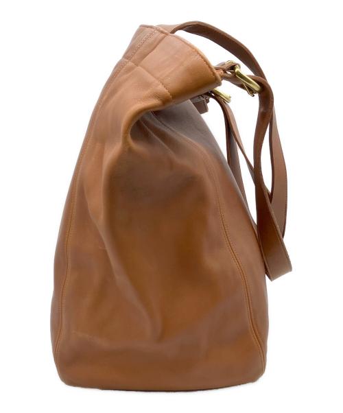 COACH（コーチ）COACH (コーチ) レザートートバッグ ブラウンの古着・服飾アイテム