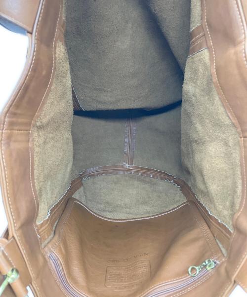 COACH（コーチ）COACH (コーチ) レザートートバッグ ブラウンの古着・服飾アイテム
