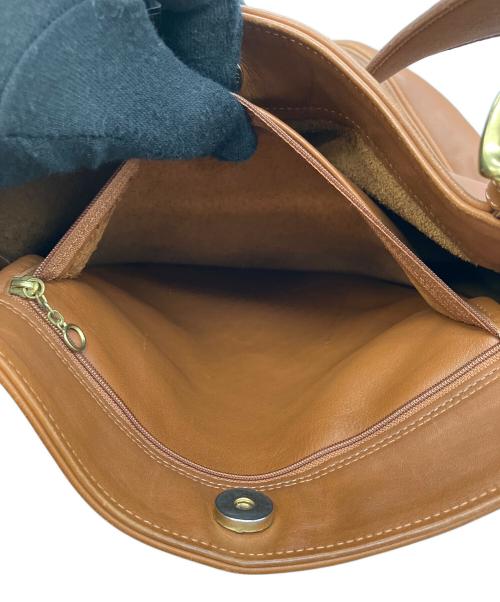 COACH（コーチ）COACH (コーチ) レザートートバッグ ブラウンの古着・服飾アイテム