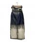 DIESEL (ディーゼル) デニム&シースルースカート ブルー サイズ:SIZE 61cm (W24 S) 未使用品：7000円
