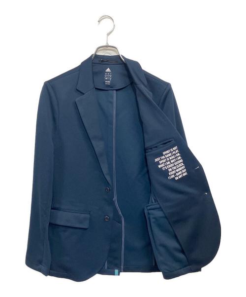 adidas（アディダス）adidas (アディダス) テーラードジャケット ネイビー サイズ:SIZE S 未使用品の古着・服飾アイテム