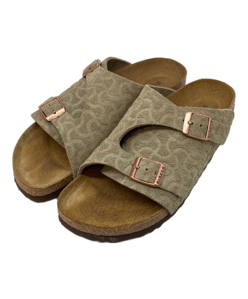 BIRKENSTOCK（ビルケンシュトック）BIRKENSTOCK (ビルケンシュトック) BEAMS (ビームス) Zurich BONE PATTERN オリーブ サイズ:SIZE 24cmの古着・服飾アイテム