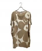 marimekkoマリメッコ）の古着「25SS Palisadi Unikko ワンピース」｜ブラウン