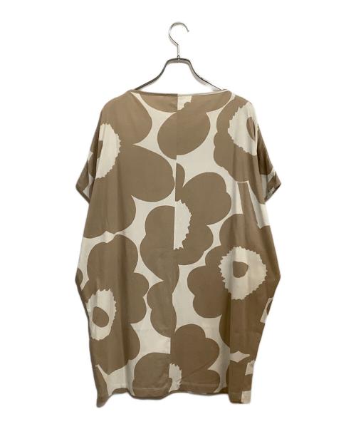 marimekko（マリメッコ）marimekko (マリメッコ) 25SS Palisadi Unikko ワンピース ブラウン サイズ:SIZE Sの古着・服飾アイテム