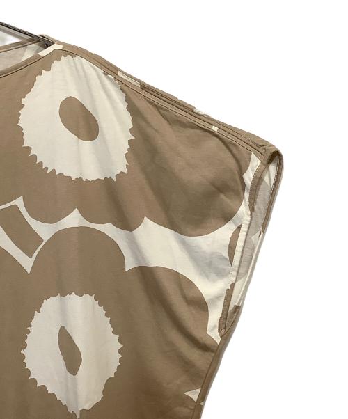 marimekko（マリメッコ）marimekko (マリメッコ) 25SS Palisadi Unikko ワンピース ブラウン サイズ:SIZE Sの古着・服飾アイテム
