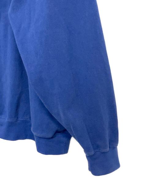 CAHLUMN（カウラム）CAHLUMN (カウラム) 3/4ジップスウェットシャツ ブルー サイズ:SIZE Lの古着・服飾アイテム
