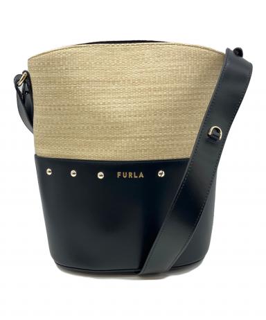 中古・古着通販】FURLA (フルラ) SHARE ミニ バケットバッグ ベージュ