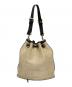 FURLA (フルラ) EVE ミニ ドローイングショルダー ベージュ×ブラック：6000円