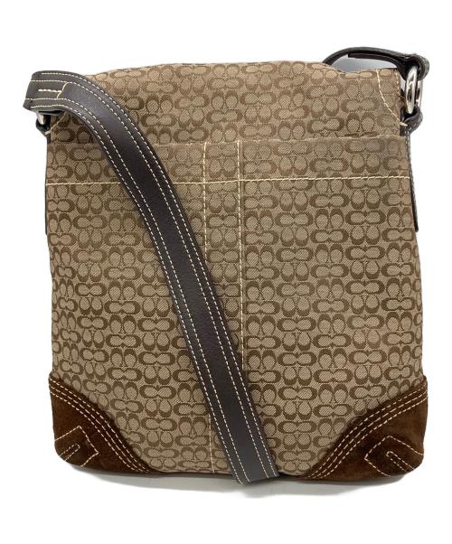 COACH（コーチ）COACH (コーチ) ショルダーバッグ ブラウン×ベージュの古着・服飾アイテム