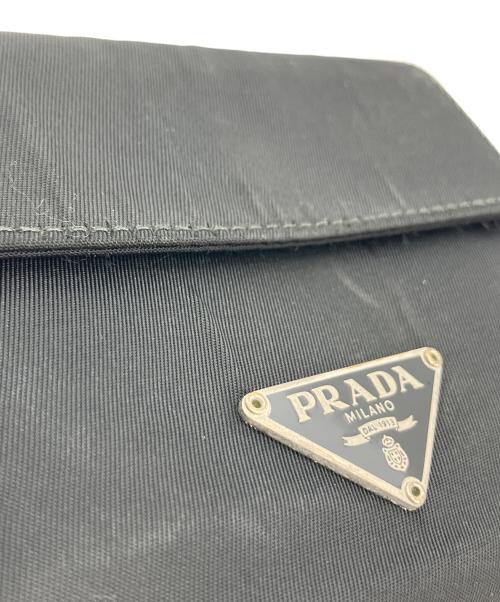 PRADA（プラダ）PRADA (プラダ) コンパクトウォレット ブラックの古着・服飾アイテム