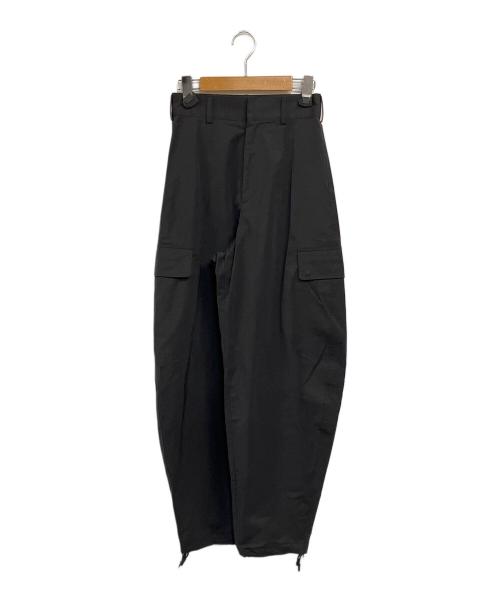 H（アッシュ）H (アッシュ) CARGO PANTS ブラック サイズ:SIZE Sの古着・服飾アイテム