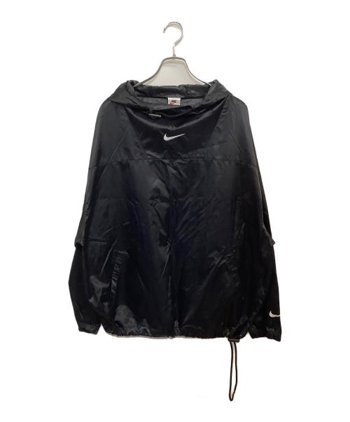 NIKE（ナイキ）NIKE (ナイキ) 90-00s ナイロンフーディ ブラック サイズ:SIZE 3L (US XL)の古着・服飾アイテム