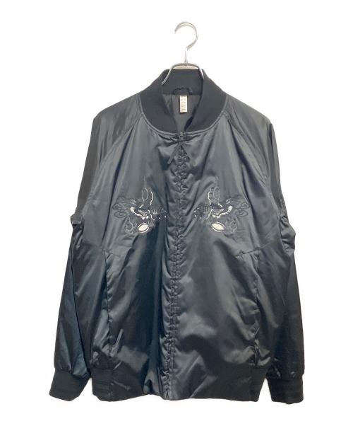 adidas（アディダス）adidas (アディダス) ALL BLACKS スカジャン ブラック サイズ:SIZE Lの古着・服飾アイテム