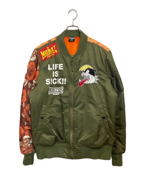 MOBSTYLES（モブスタイル）MOBSTYLES (モブスタイル) MA-1ジャケット グリーン サイズ:SIZE Mの古着・服飾アイテム