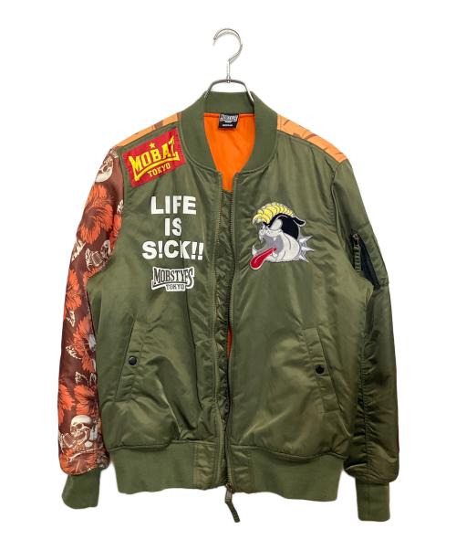 MOBSTYLES（モブスタイル）MOBSTYLES (モブスタイル) MA-1ジャケット グリーン サイズ:SIZE Mの古着・服飾アイテム