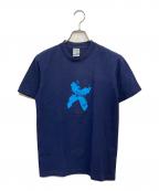 stussyステューシー）の古着「00’sTシャツ」｜ネイビー×スカイブルー
