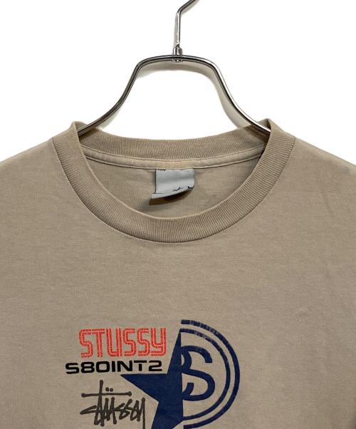 stussy（ステューシー）stussy (ステューシー) 00’sTシャツ ブラウン サイズ:SIZE Sの古着・服飾アイテム