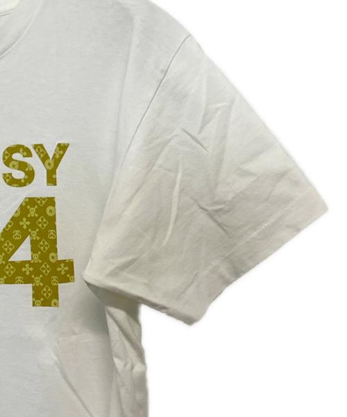 stussy（ステューシー）stussy (ステューシー) 00’sモノグラムTシャツ ホワイト サイズ:SIZE Mの古着・服飾アイテム