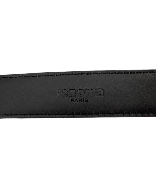 renoma（レノマ）renoma (レノマ) ベルト ブラックの古着・服飾アイテム