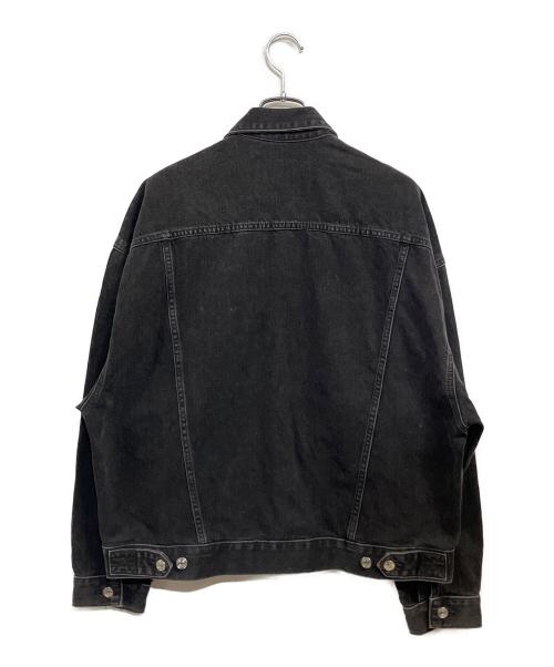 Calvin Klein（カルバンクライン）Calvin Klein (カルバンクライン) Trucker Jacket ブラック サイズ:SIZE L (US M)の古着・服飾アイテム