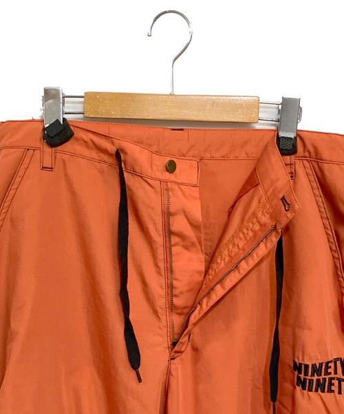 9090（9090）9090 (9090) パラシュートパンツ オレンジ サイズ:SIZE Mの古着・服飾アイテム