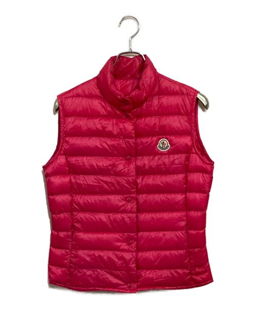 MONCLER（モンクレール）MONCLER (モンクレール) LIANE GILET ピンク サイズ:SIZE 1 (9号 M)の古着・服飾アイテム