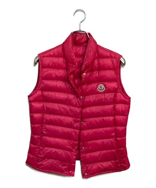 MONCLER（モンクレール）MONCLER (モンクレール) LIANE GILET ピンク サイズ:SIZE 1 (9号 M)の古着・服飾アイテム