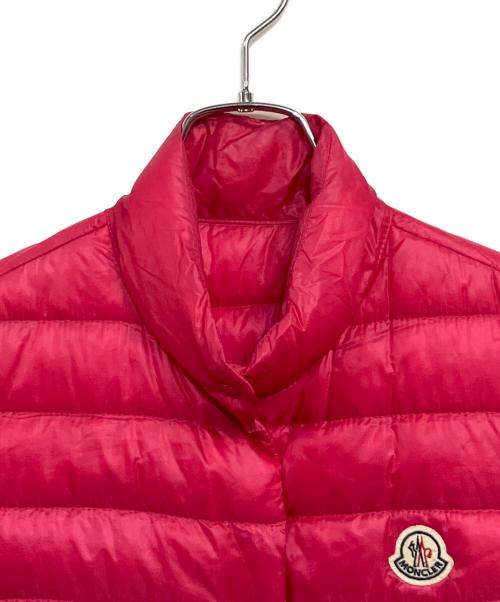 MONCLER（モンクレール）MONCLER (モンクレール) LIANE GILET ピンク サイズ:SIZE 1 (9号 M)の古着・服飾アイテム