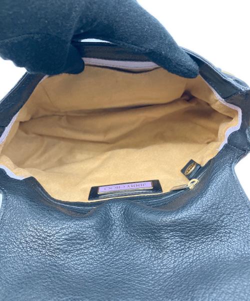 JIMMY CHOO（ジミーチュウ）JIMMY CHOO (ジミーチュウ) ハンドバッグ ブラックの古着・服飾アイテム