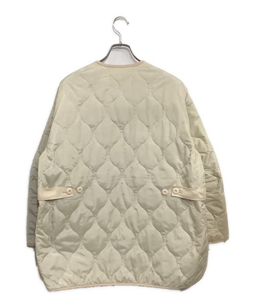 RAY BEAMS（レイ ビームス）RAY BEAMS (レイ ビームス) キルティングノーカラーブルゾン オフホワイト サイズ:SIZE 0 未使用品の古着・服飾アイテム