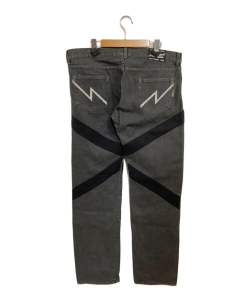NEIGHBORHOOD（ネイバーフッド）NEIGHBORHOOD (ネイバーフッド) fragment narrow denim グレー サイズ:SIZE XLの古着・服飾アイテム