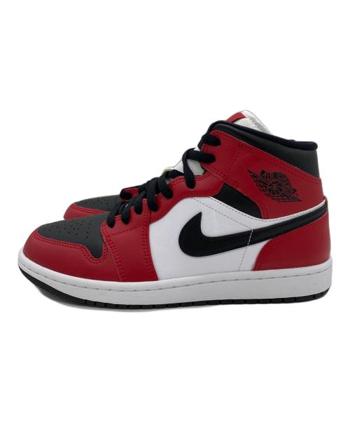 NIKE（ナイキ）NIKE (ナイキ) AIR JORDAN1 MID レッド×ブラック サイズ:SIZE 26cmの古着・服飾アイテム