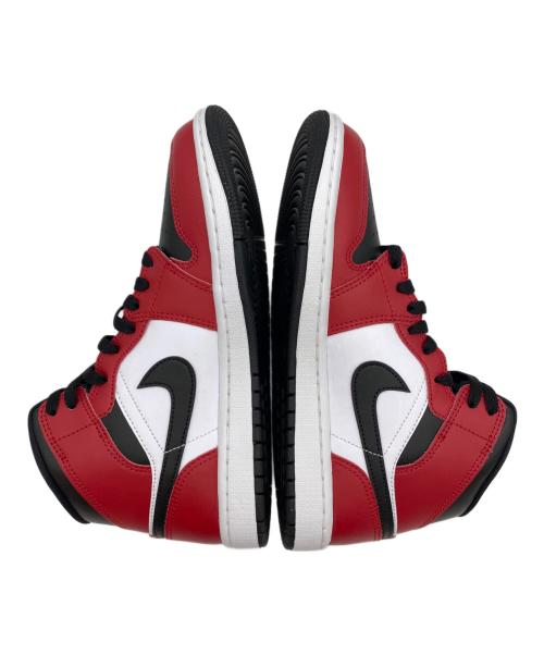 NIKE（ナイキ）NIKE (ナイキ) AIR JORDAN1 MID レッド×ブラック サイズ:SIZE 26cmの古着・服飾アイテム