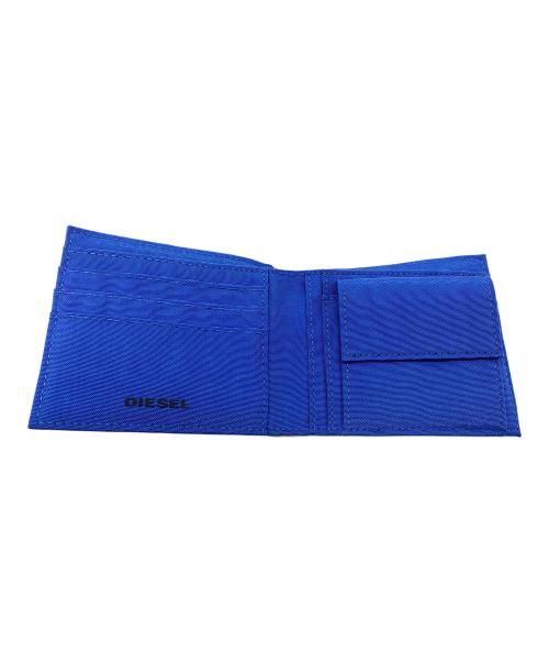 DIESEL（ディーゼル）DIESEL (ディーゼル) 2つ折り財布 ブルーの古着・服飾アイテム