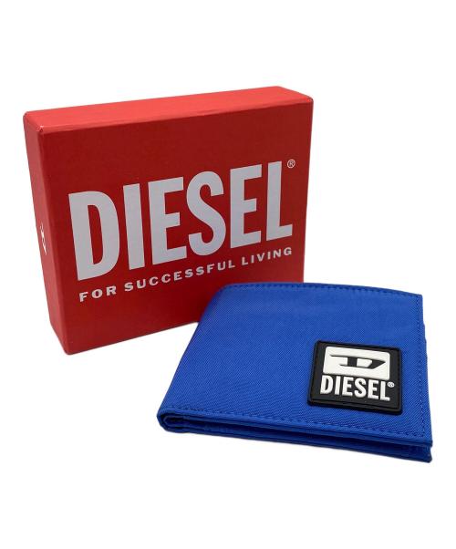 DIESEL（ディーゼル）DIESEL (ディーゼル) 2つ折り財布 ブルーの古着・服飾アイテム