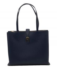 【未使用に近い】FURLA　トートバッグ 中古・古着通販】FURLA (フルラ) トートバッグ ブラック｜ブランド