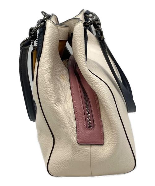 COACH（コーチ）COACH (コーチ) トートバッグ ホワイトの古着・服飾アイテム
