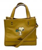 COACH×PEANUTSコーチ×ピーナッツ）の古着「2WAYバッグ」｜イエロー