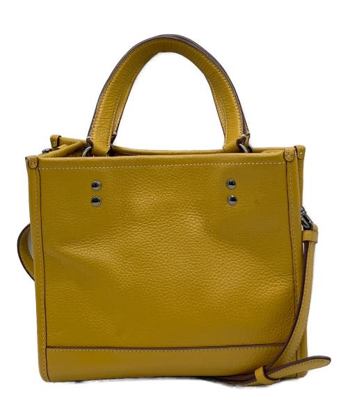 COACH（コーチ）COACH (コーチ) PEANUTS (ピーナッツ) 2WAYバッグ イエローの古着・服飾アイテム