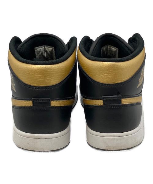 NIKE（ナイキ）NIKE (ナイキ) Air Jordan 1 Mid ブラック×ゴールド サイズ:SIZE 29cmの古着・服飾アイテム