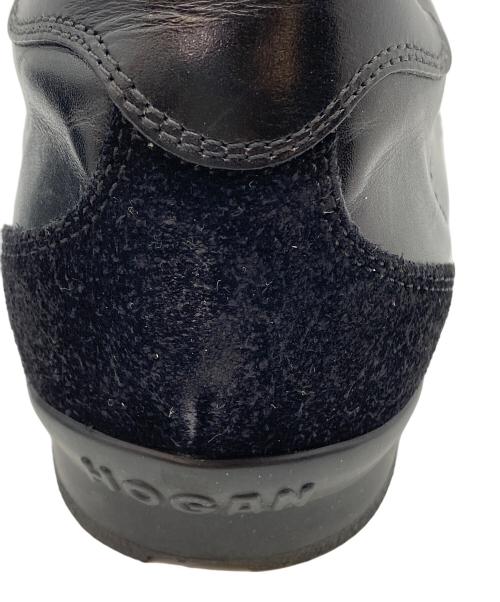 HOGAN（ホーガン）HOGAN (ホーガン) レザースニーカー ブラック サイズ:SIZE 8.5/US10の古着・服飾アイテム
