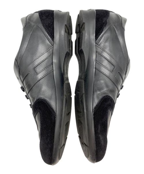 HOGAN（ホーガン）HOGAN (ホーガン) レザースニーカー ブラック サイズ:SIZE 8.5/US10の古着・服飾アイテム