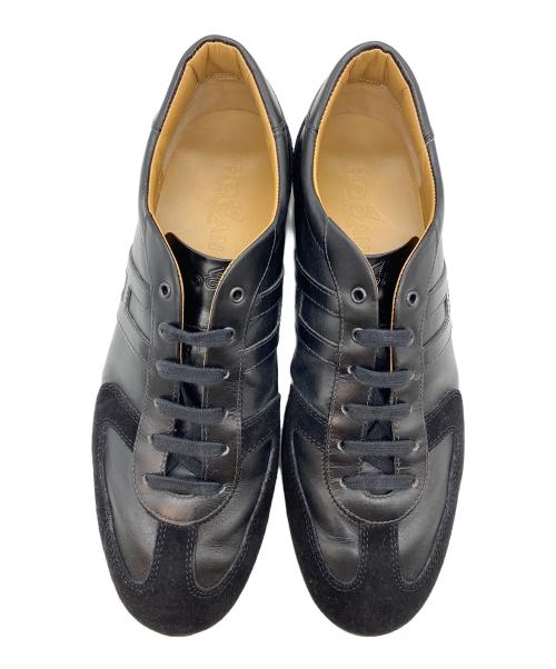 HOGAN（ホーガン）HOGAN (ホーガン) レザースニーカー ブラック サイズ:SIZE 8.5/US10の古着・服飾アイテム