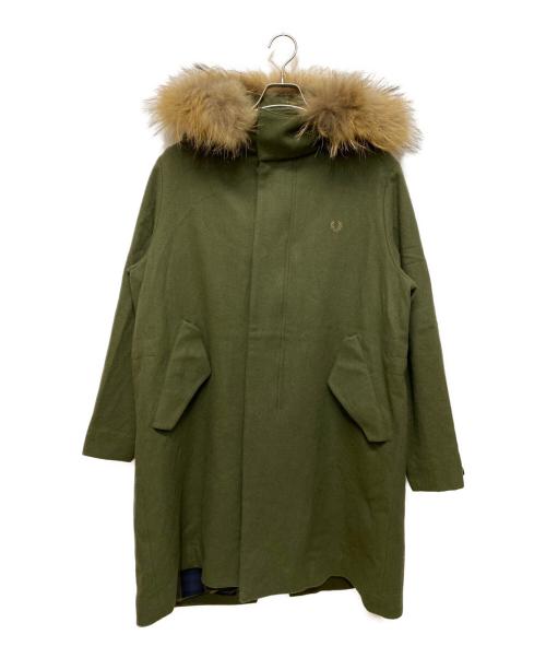FRED PERRY（フレッドペリー）FRED PERRY (フレッドペリー) メルトンモッズコート グリーン サイズ:SIZE S (JP)の古着・服飾アイテム
