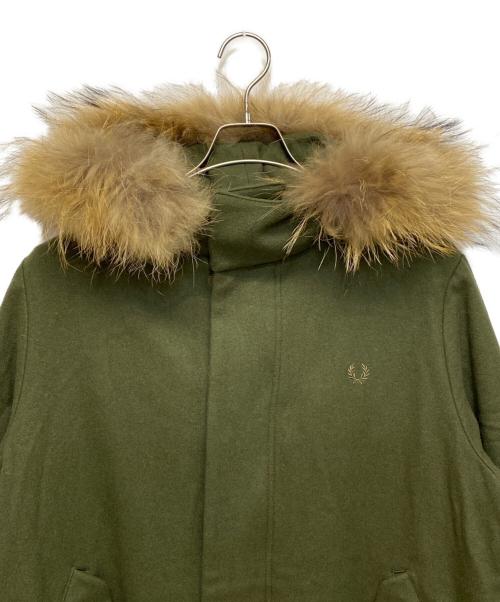 FRED PERRY（フレッドペリー）FRED PERRY (フレッドペリー) メルトンモッズコート グリーン サイズ:SIZE S (JP)の古着・服飾アイテム