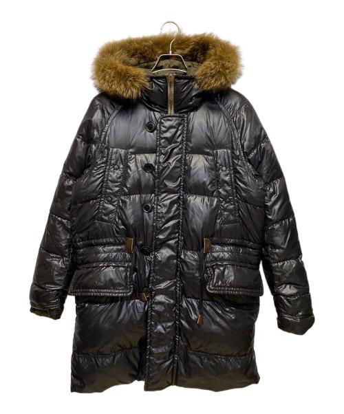 MONCLER（モンクレール）MONCLER (モンクレール) ANDRE リバーシブルダウンコート ブラック×オリーブ サイズ:SIZE 2の古着・服飾アイテム