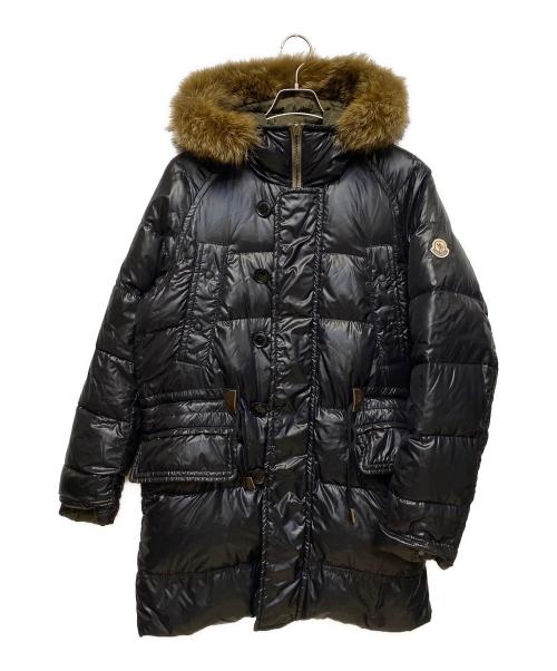 MONCLER（モンクレール）MONCLER (モンクレール) ANDRE リバーシブルダウンコート ブラック×オリーブ サイズ:SIZE 2の古着・服飾アイテム